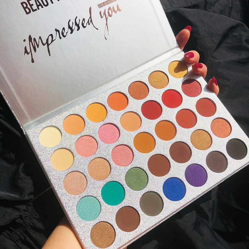 BEAUTY GLAZED Impressed Me Perfect 35 Colors Matte Shimmer Waterproof Longlasting Makeup Palette W250520