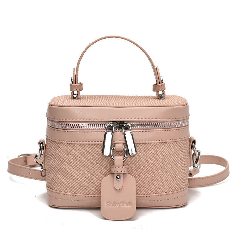 New Splicing Fashion Handheld Box Bag for Women's Sen Cute Leisure Crossbody Bag, Elegant and Simple Single