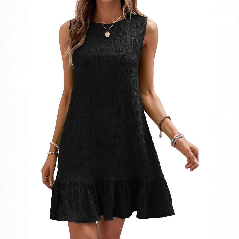 Designer Dress Vestido Women Dresses Bodycon Dresses for Women Promdress 2025 Spring/summer New Fashionable and Versatile Sleeveless Round Neck Dress 