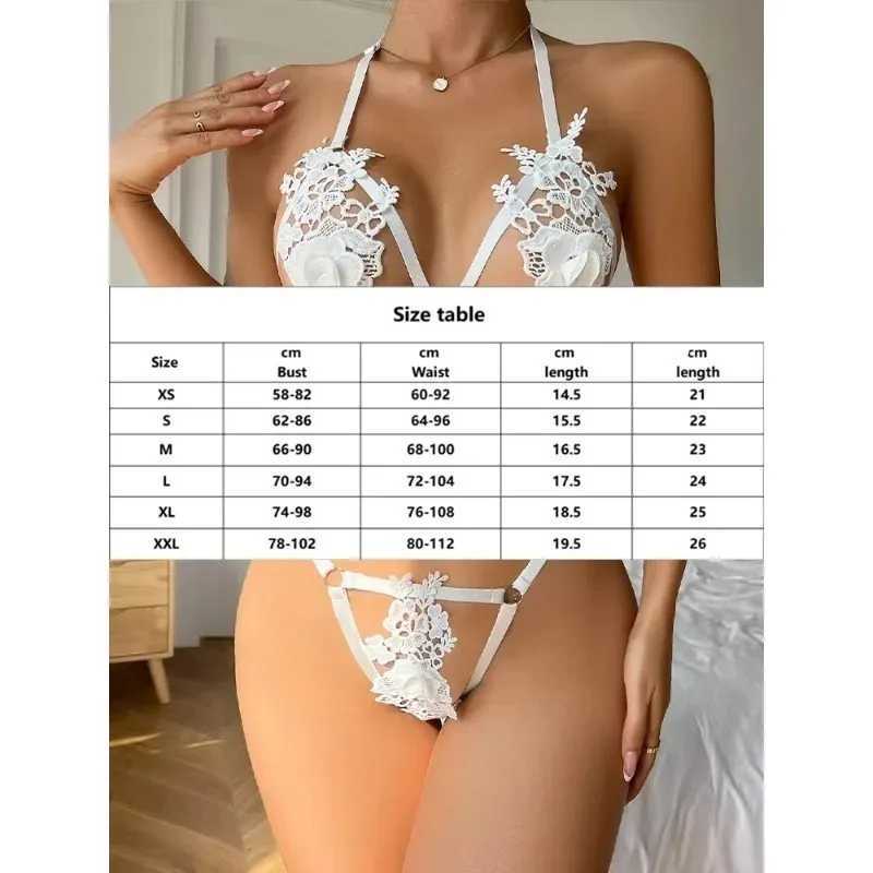 Sexy Bra and Panties Sets Lace Floral Lingerie See Through Underwear Embroidery Rose Exotic Set Senxual Intimate Clothes Set R250520