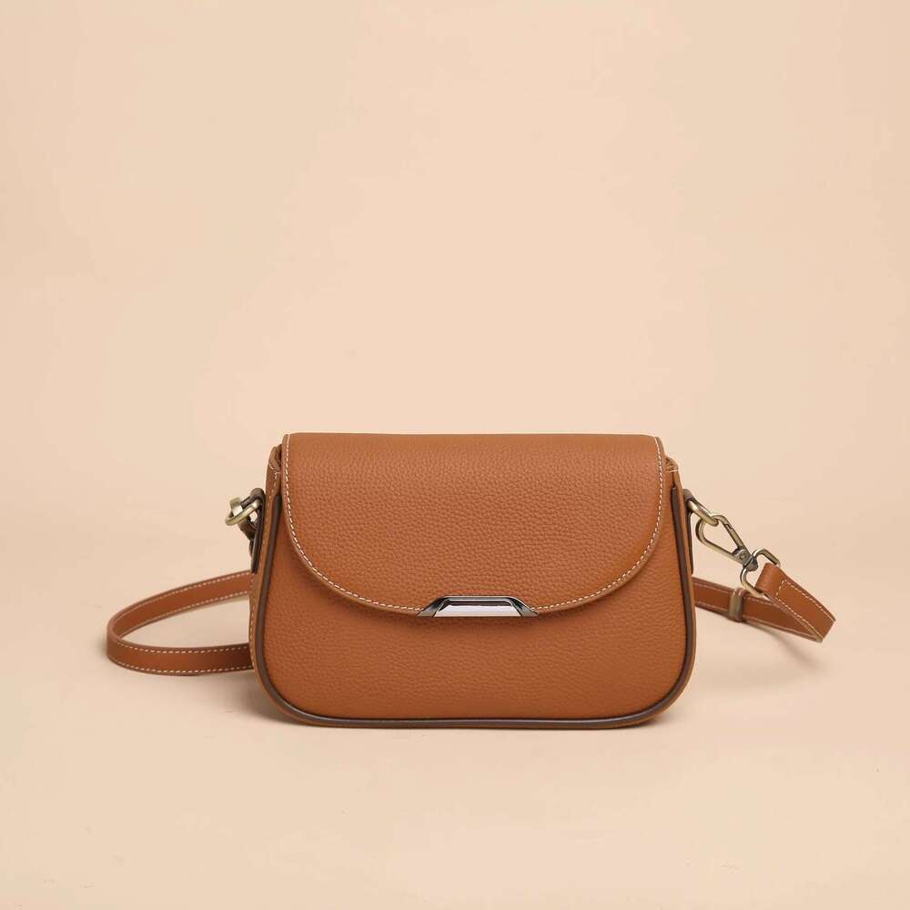 Real Leather Handbag Shoulder Crossbody Phone Flap Bag