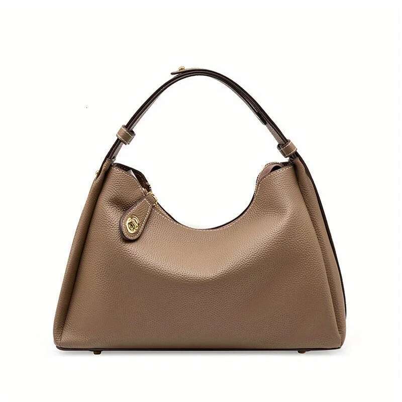 Women's Bags Designer Leather Handbag New Slung Commuter Shoulder Women's Fashion Underarm Atmosphere Lady Storage Mommy Bag