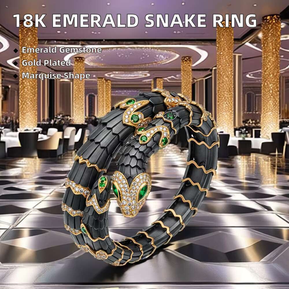 2025 Fashion Gold and Silver Manufacturer Animal Pattern Men's Boutique Jewelry Ring