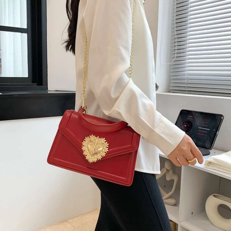 Fashion Popular Women's High Quality Temperament Shoulder Trend Brand Casual Chain Crossbody Bag Designer Handbag