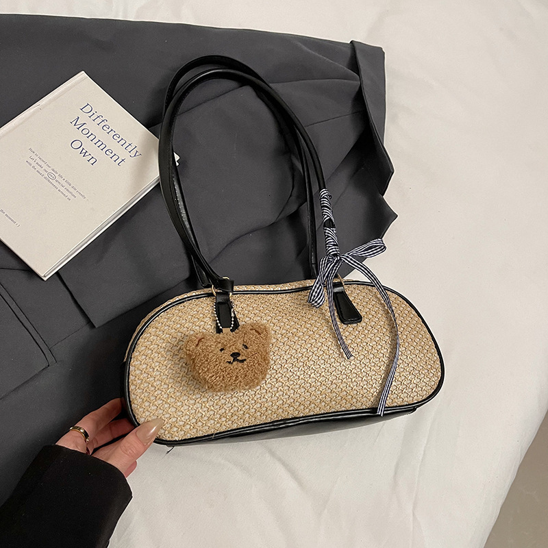 Free Delivery Designer Bag 2025 Texture Women's Weaving Simple Commuter Single Shoulder Slant Cross Leisure Ins Small Square Bag Luxury Bag