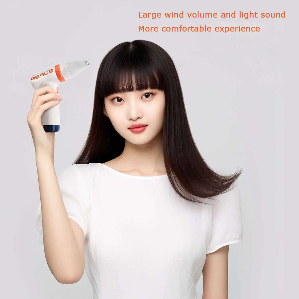 Wireless Handheld Power Fan Mini USB Charging Portable Hair Dryer Household Appliance Dusting Outdoor Iatable