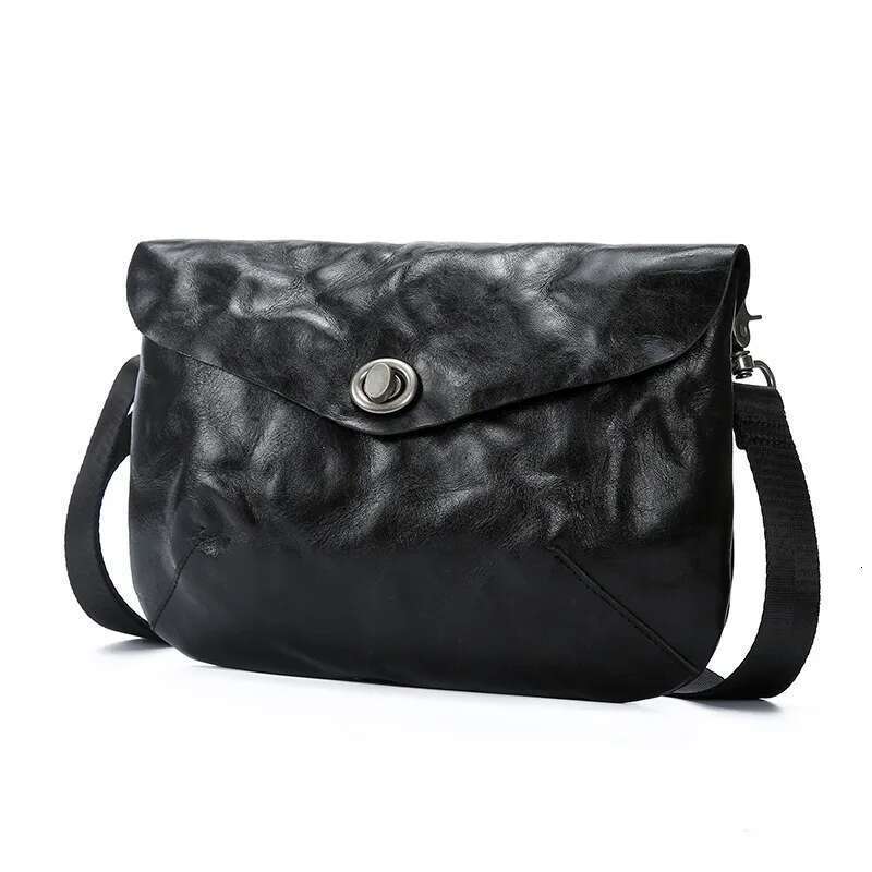 Wmnuo 2025 Shoulder Bag Men Soft Cover Genuine Cowhide Crossbody Messenger Bags For Man Large Capacity Ipad Envelope Male