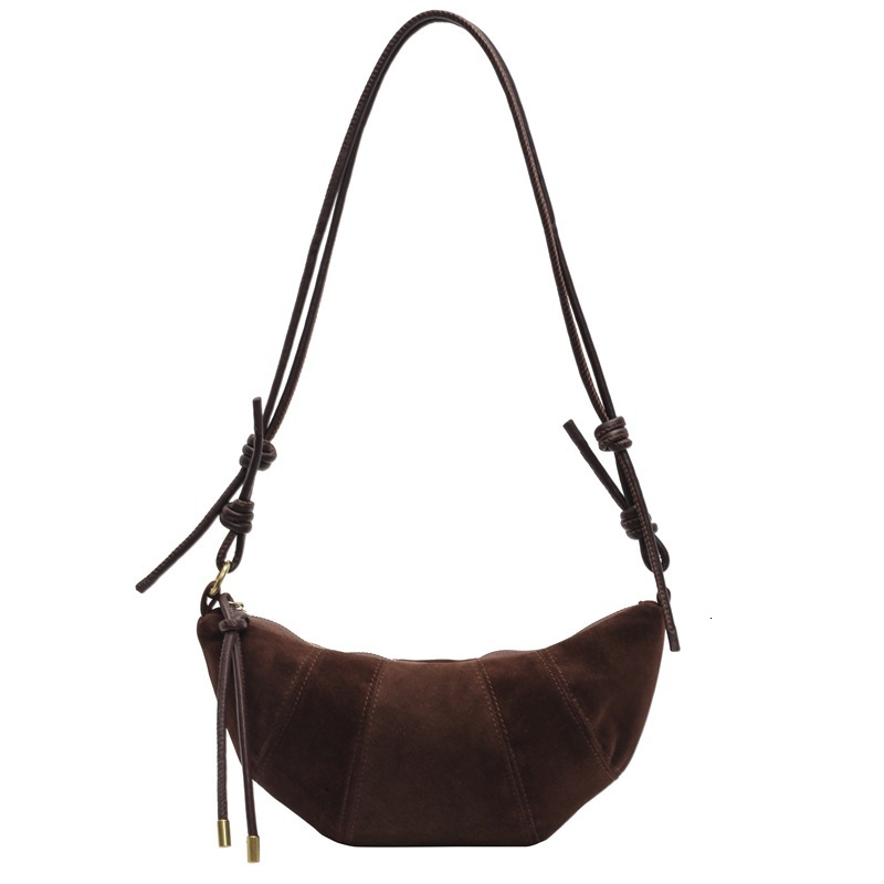 Free Delivery Designer Bag 2025 New Korean Niche Croissant For Women Cute Casual Simple And Crossbody Dumpling Daily Commuting Phone Luxury 8520