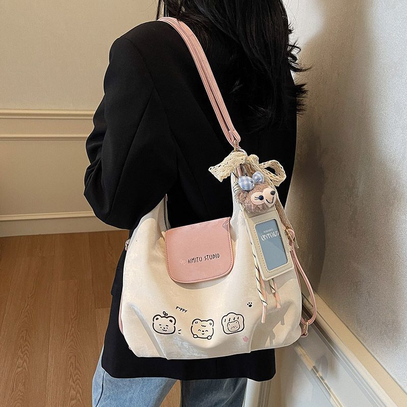 Women's bag 2025 new cute and stylish niche fashion simple commuting texture versatile single shoulder backpack