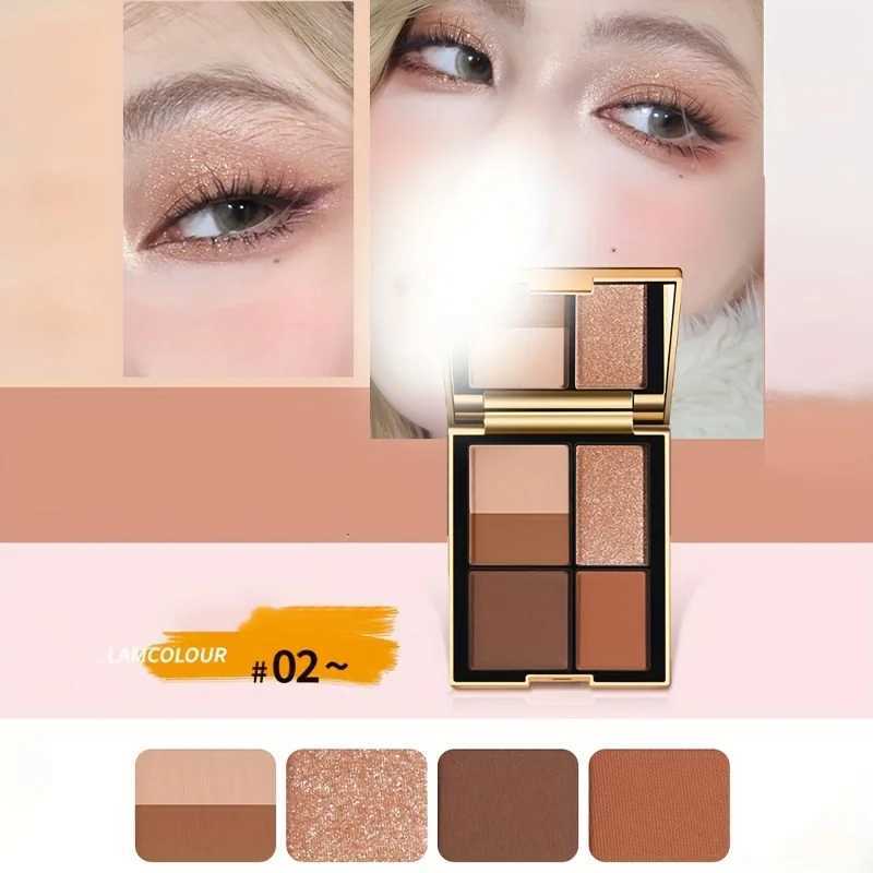 5-Color Magic Eyeshadow Palette - Versatile Brown Tones Matte Shimmer Finish Long-Lasting Eye Makeup Kit Ideal Gift W250520