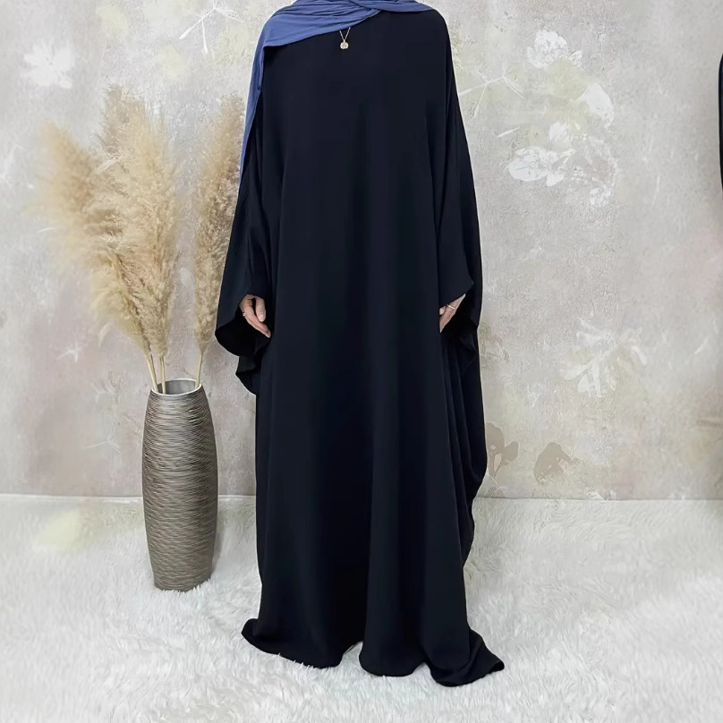 Designer Fashion 2025 Loose Solid Color Women Dress Robe