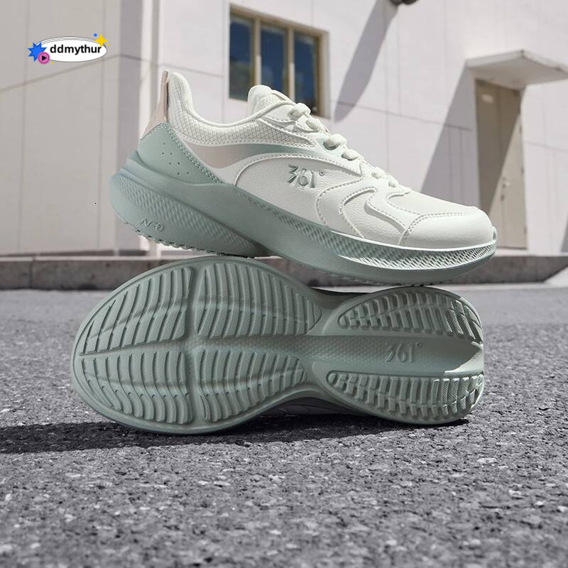 361 Degrees Women Running Shoes New Leather Lightweight Soft Trendy Casual Durable Versatile Stable Female Sneakers 682442217 ddmythur
