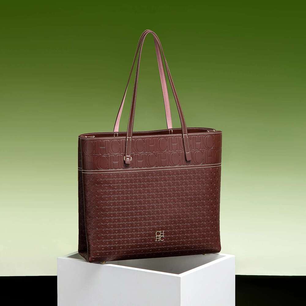 Fashionable Classic Retro Solid Color Bag Large Capacity PVC Material Women's New Single Shoulder Handbag