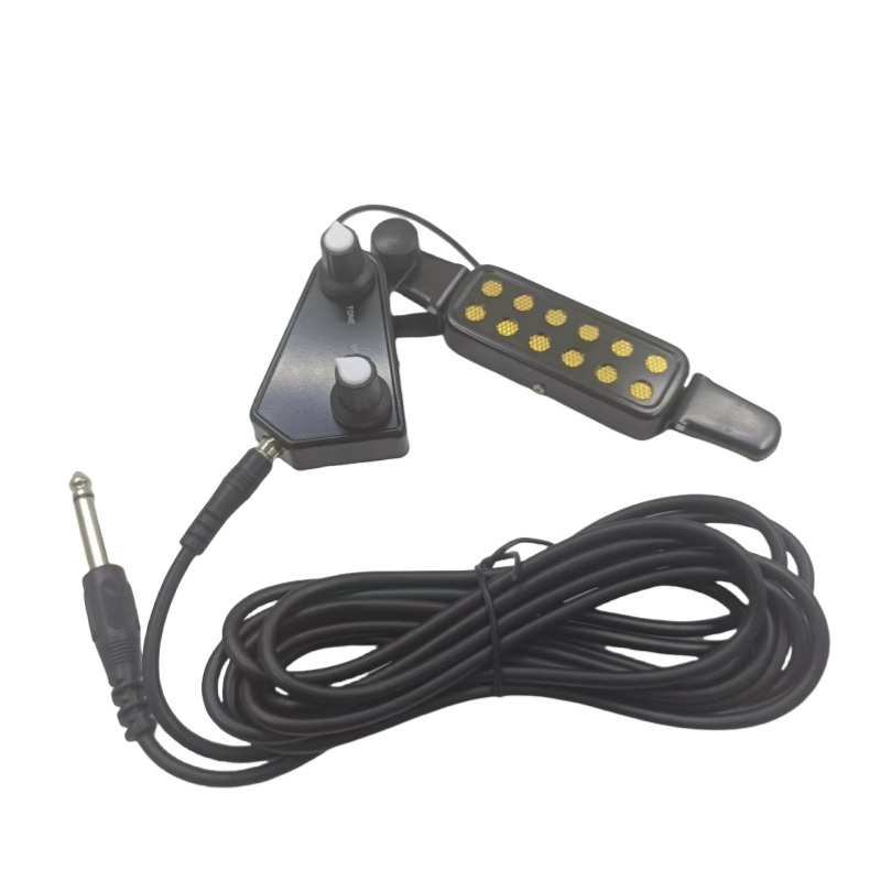Guitar Card Edge Pickup with Three-Meter Linking Line for Wood Acoustic Guitars
