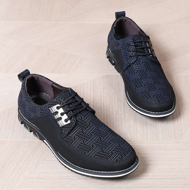 Board new British style round toe casual leather anti slip and wear-resistant men's shoes summer trend