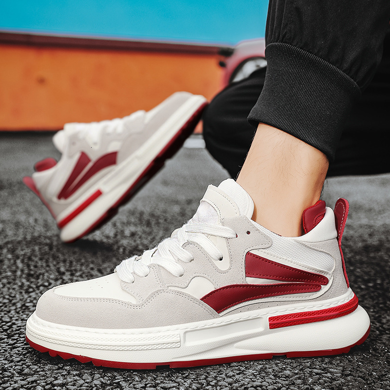 Men S New Summer Casual Versatile Forrest Gump Thick Dad Soft Sole Height Increasing White Casual Shoes Fashionable Trendy Shoes Ddmysaturn