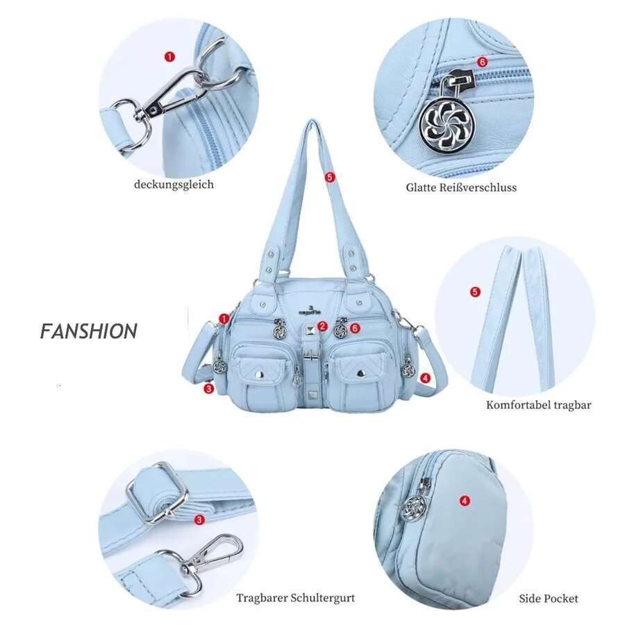 Women Handbags Satchel Top-handle Handbag PU Bag Dumpling Give Gifts Shoulder Bags Phone Money Pack