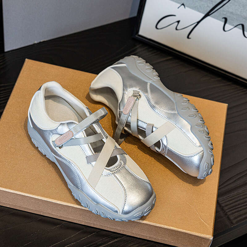 2025 Summer Ballet Style Outdoor German Training for Women, Interior Height Increase Thick Bottom Versatile Casual Mary Jane Sports Women's Trend
