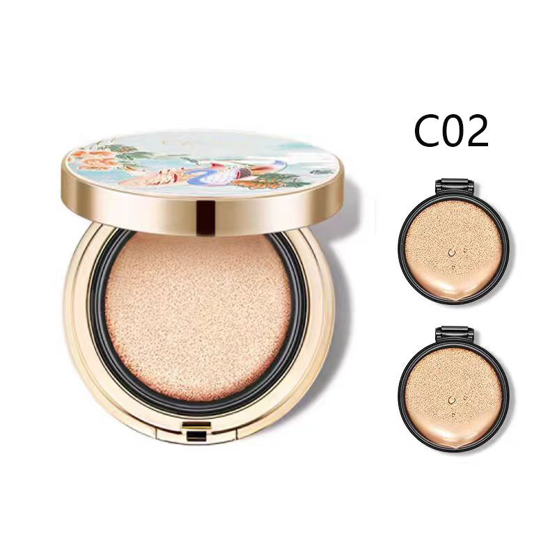 Peach Blossom Air Cushion BB Cream For Women Moisturizing And Long-Lasting Non-Faded Brightening Skin Tone