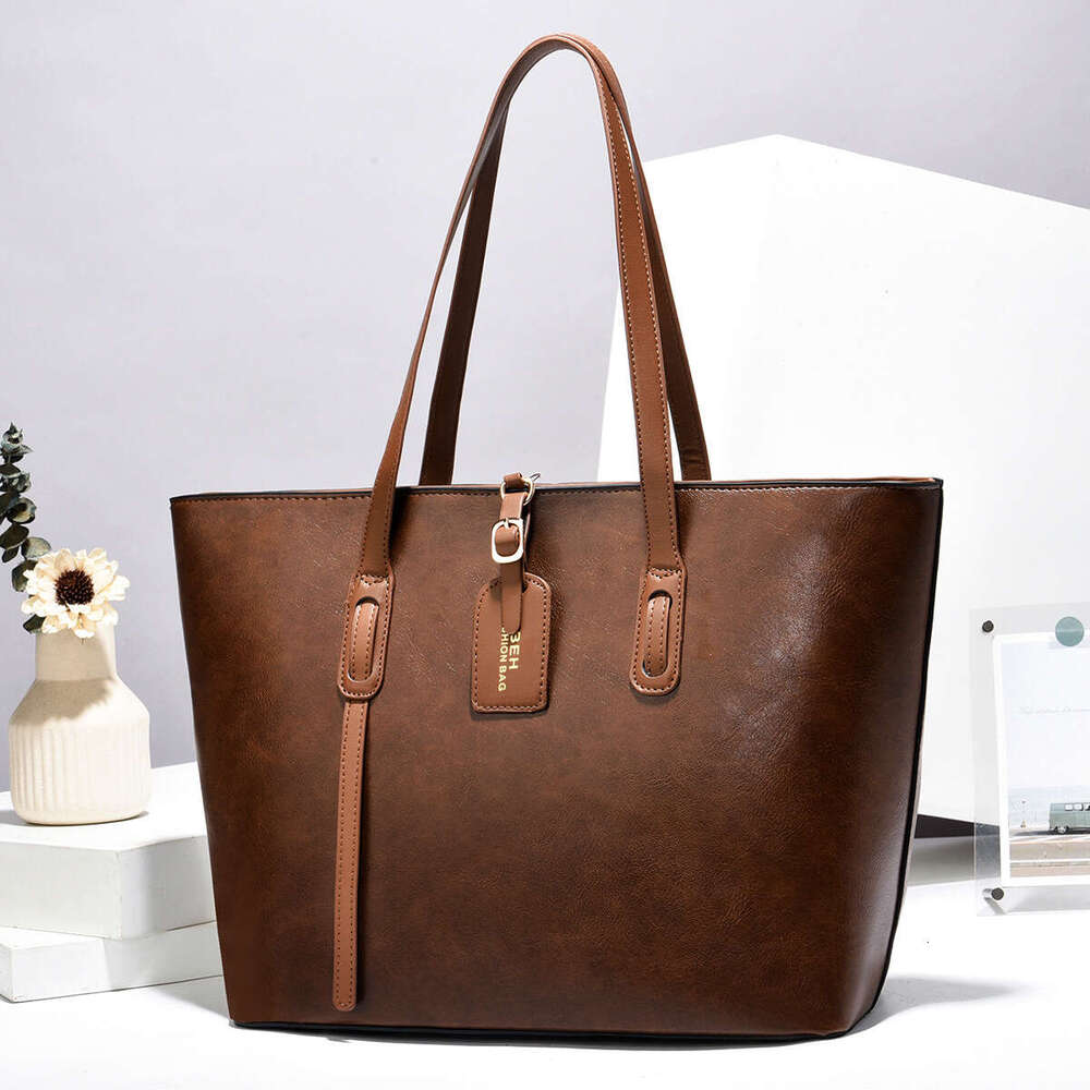 Cowhide patterned tote Taizhou women s ladies single shoulder crossbody bag texture versatile handbag bags