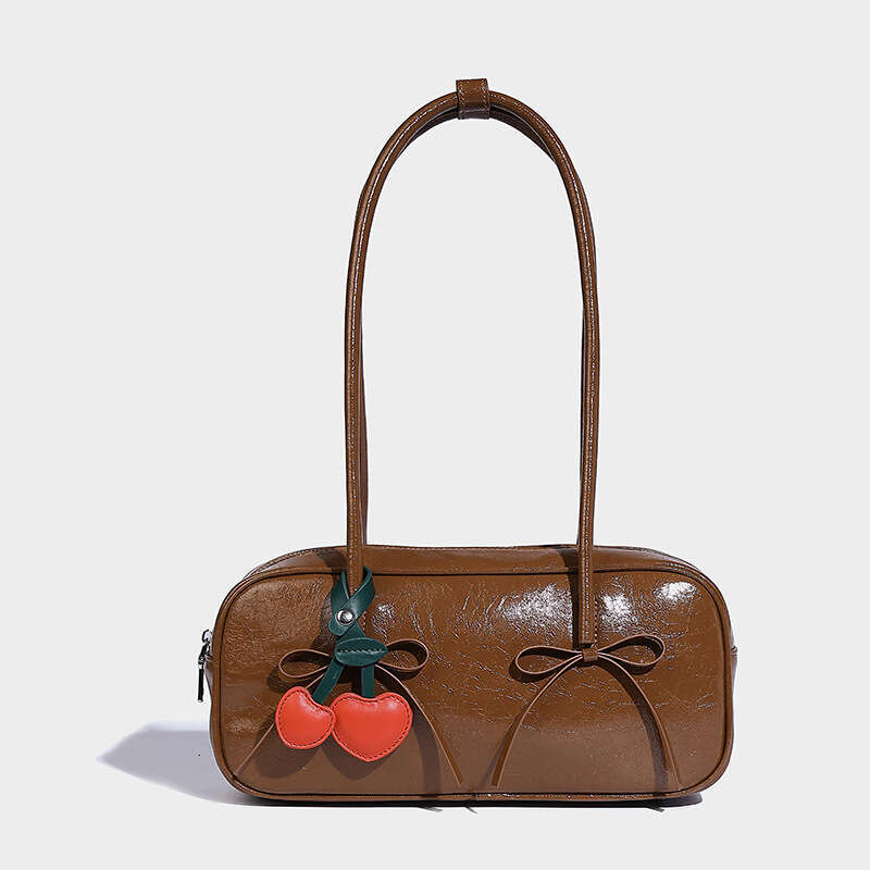 Women's Bags Designer Subtle Autumn And Winter Bow Simple Armpit For Women's Fashion Commuting, Baguette Bag, Large Capacity Versatile Hand-