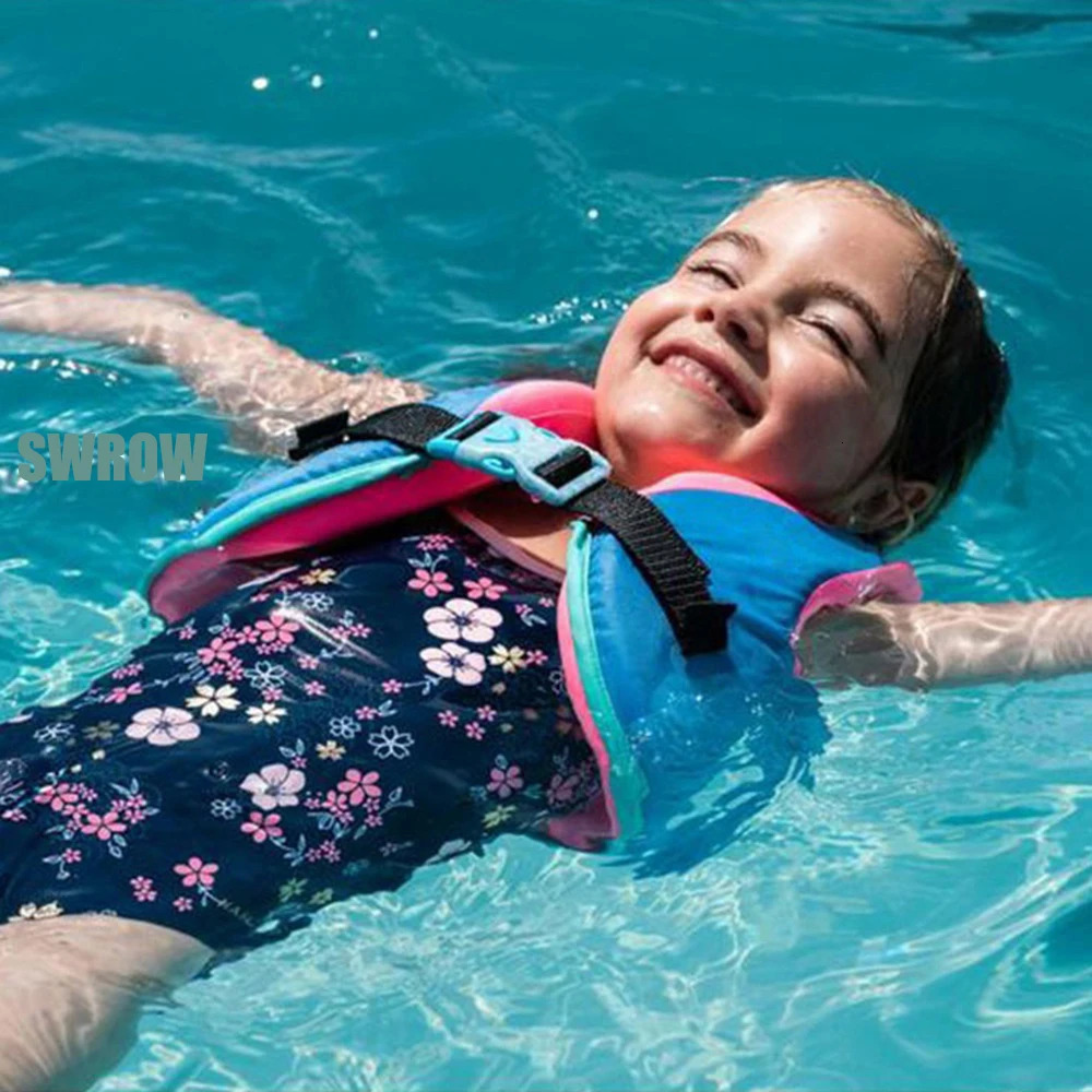 Childrens Swimming Buoyancy Vest Neoprene Safety Floating Clothes foam Swimming Ring Childrens Baby Swimming Safety Vest 250514