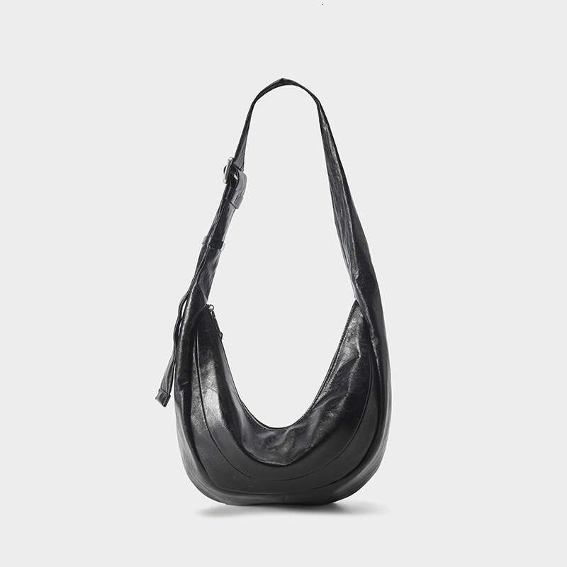 Women's Bags Designer Black Lazy Style Dumpling Bun For Women Spring/Summer New Large Capacity Simple Commuter Shoulder Bag