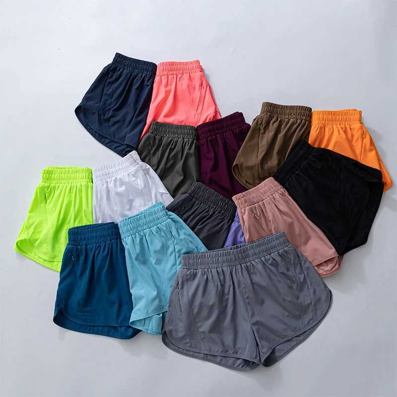 Womens Yoga Running Shorts High Waisted Quick Dry Athletic Shorts Sports Workout Gym Drawstring Shorts Pockets Sport Hot PantsXJ250520
