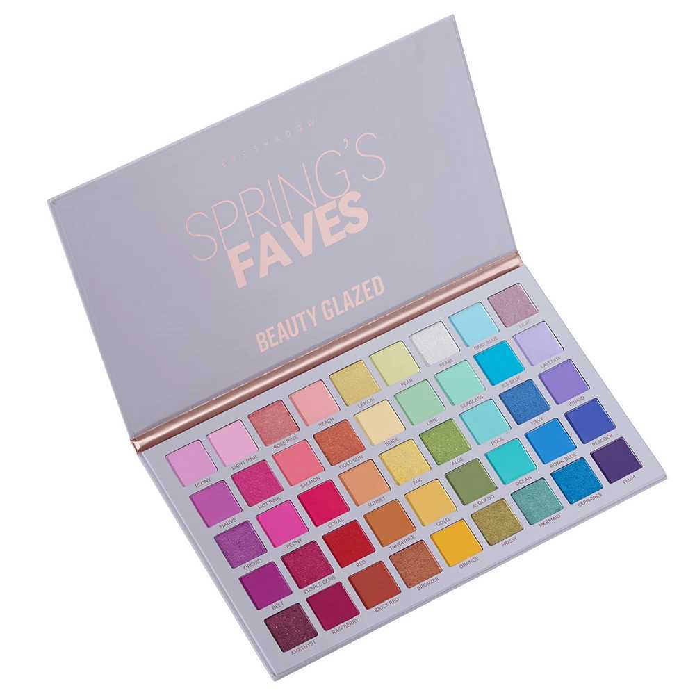 Beauty GlazedSprings Faves BePerfect Beauty Waterproof Eyeshadow Palette Shimmer Highlighter Contour Glazed Makeup for Eyes W250520