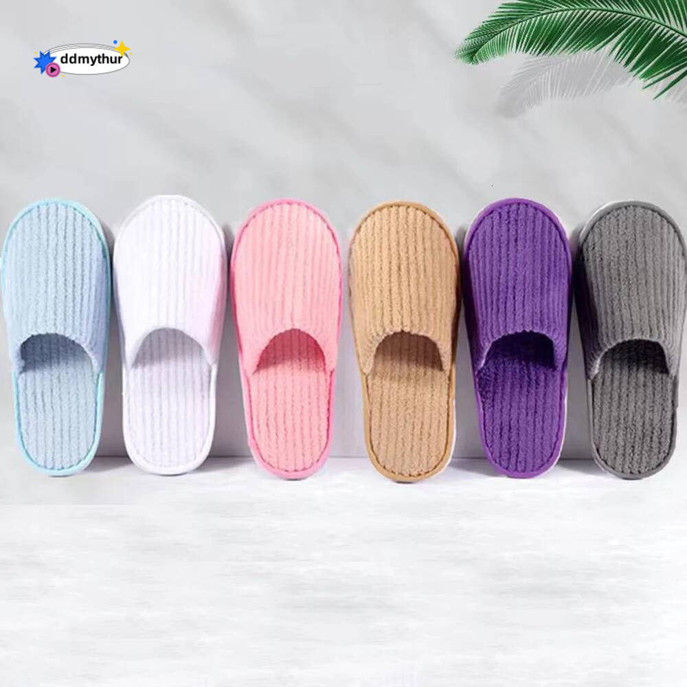 Women Home Slippers Indoor Bedroom Light Eva Couple Slipper Solid Soft Flip Flops Autumn Winter Warm Furry Plush Shoes ddmythur