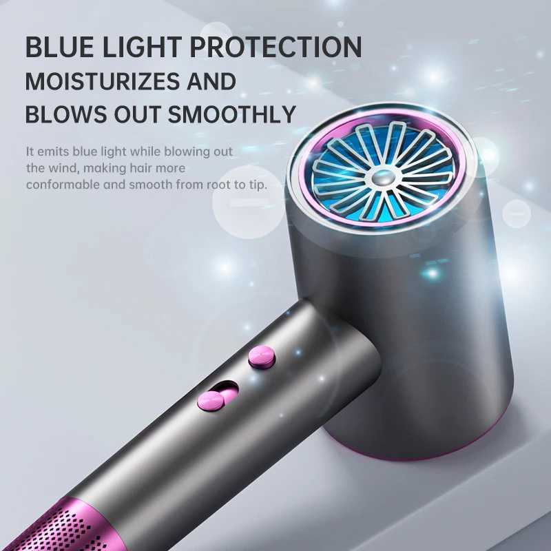 110V-220Vigh-Power Quick Drying Hair Dryer Negative Lonic Blow Dryer Hot Cold Wind Air Brush Hairdryer Strong Dryer Salon Tool z250520