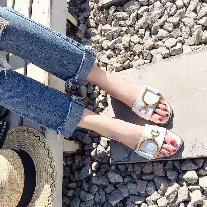Wholesale 2025 Summer Outdoor Women Shoes Famous Designer Brand Female Heels Sandals Fashion Slipper for Lady