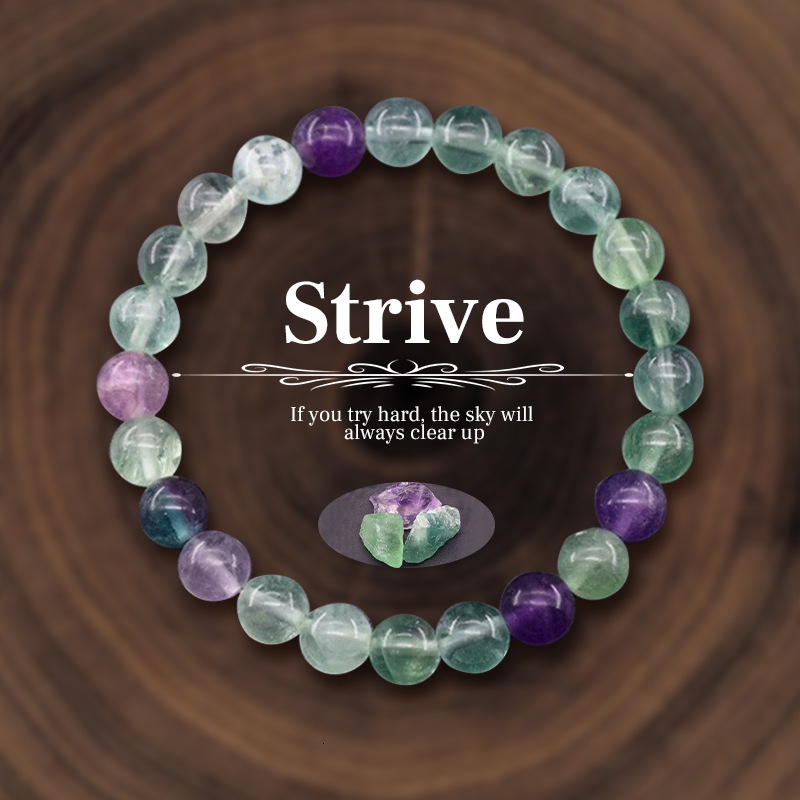 Natural Quartz Healing Crystal Stretch Beaded Bracelet Wealth Money Jewellery Men Women Gifts