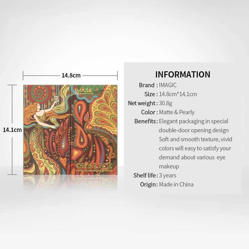 IMAGIC Tarot Holy Grail 36 Color Eyeshadow Palette Matte Pearlescent Polarized Film Eyeshadow Kawaii Makeup W250520