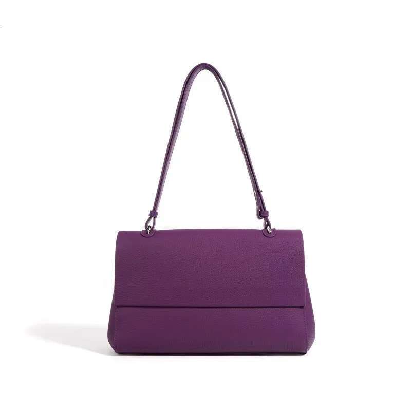 New Trendy Square Tote Bag Lychee Pattern Bolsas Mujer Shoulder Bags for Women Genuine Leather Sac Femme Underarm Bolsos