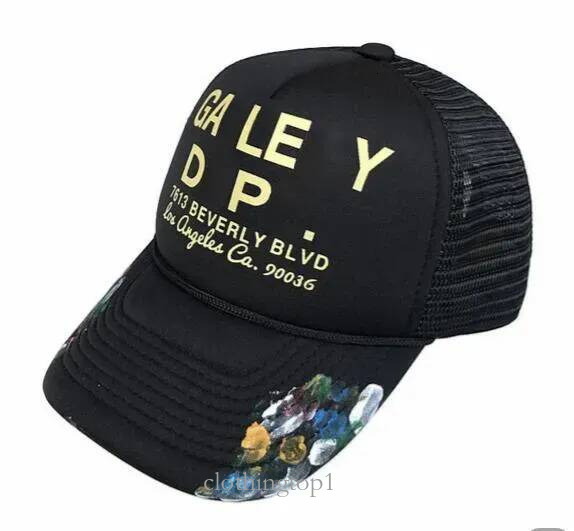 Galleryly Dept Hat Designer Fashion Gallerydeptsweat Latest Patch Embroidery Men's Ball Caps Casual Lettering Curved Brim Baseball Cap Fashion Letters Hat cda