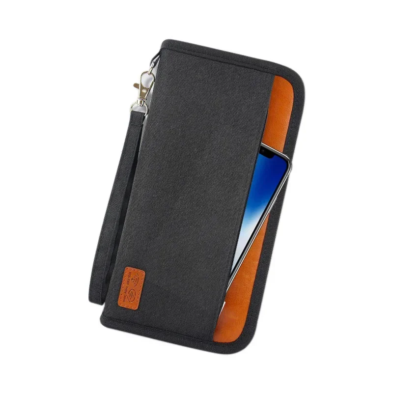 Travel Wallet Family Passport Holder ID Card Case Document Bag Organizer Travel Accessories Multifunction Purse Cardholder