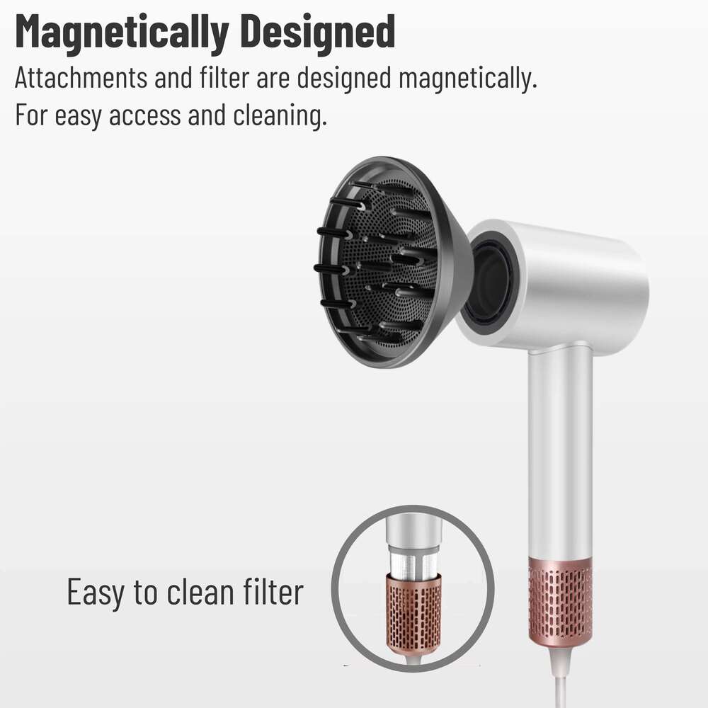 New Super Hair for hair BLDC Motor 220V 1500W High Power Blow Dryer Styling Tool Professional HairDryer Ionic Hairdryers