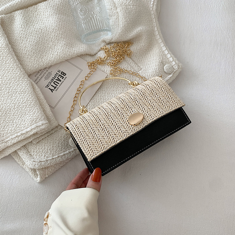 Free Delivery Designer Bag Spring Western For Women 2025 Knitted Simple And Fashionable Korean Edition Texture Chain Trendy Crossbody Small Square Bag