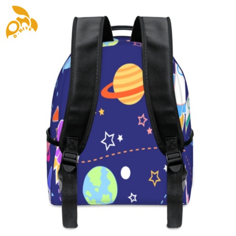 Free shipping. Top designer custom-made lightweight, high-quality, simple and fashionable small schoolbag in beige, white and black for adults.