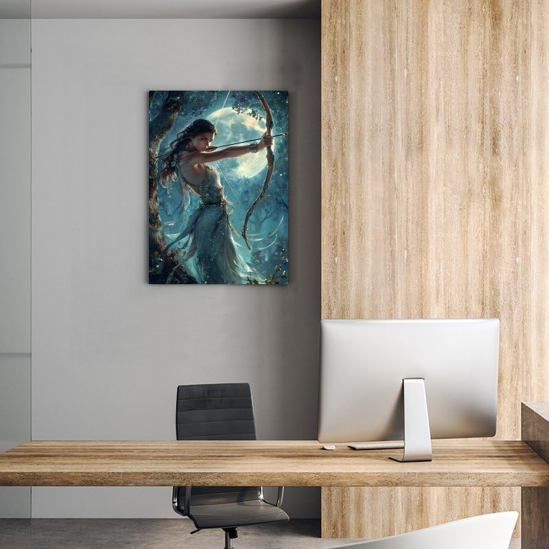 Artemis Canvas Poster Wall Art Decor Print Picture Paintings for Living Room Gift ForBedroom Decoration 08x12inch(20x30cm)
