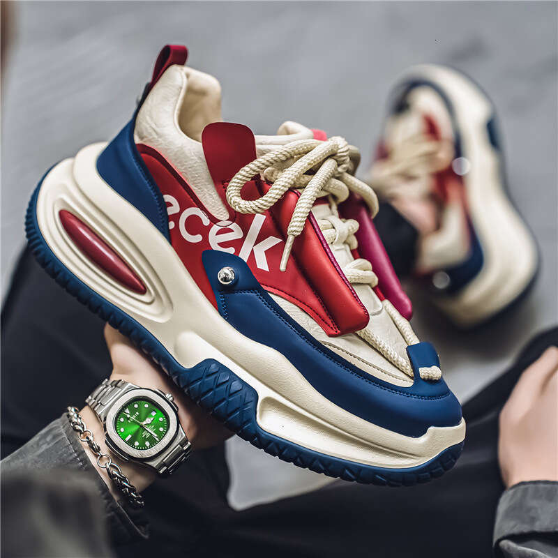 2025 Spring New Collection Men's Casual Sports Waterproof Dad Trendy Versatile Thick soled Durable Shoes Men