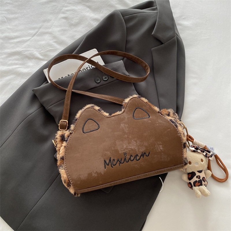 Free Delivery Designer Bag Winter Cartoon Small 2025 Fashionable Versatile Crossbody And Cute Super Hot Single Shoulder Bag For Women Luxury Bag