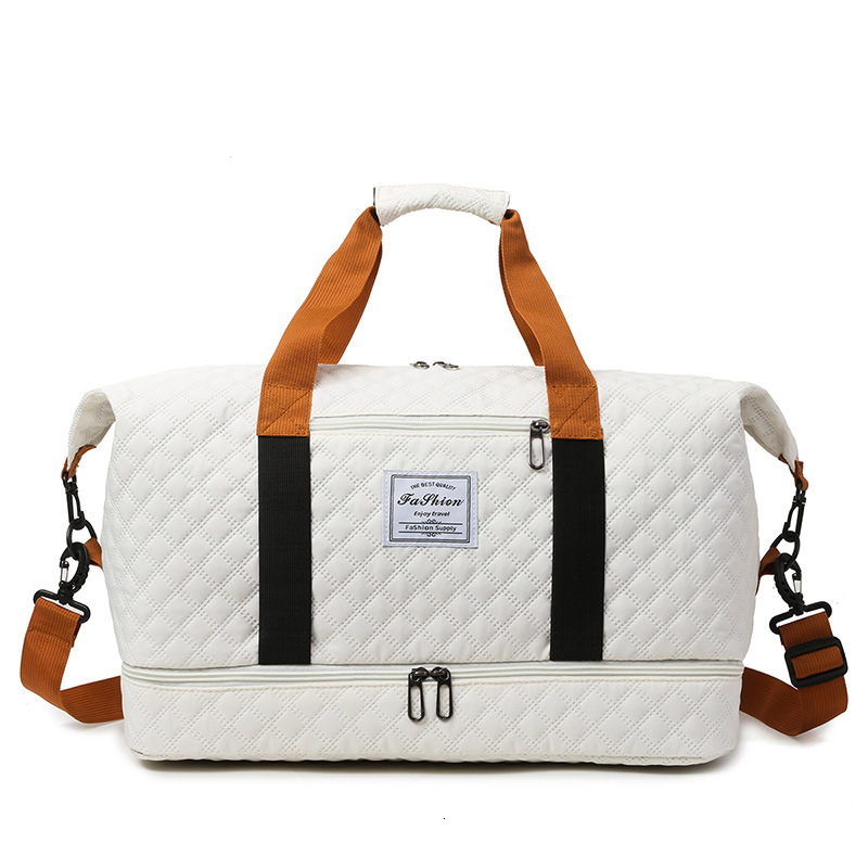 Handheld fitness with dry wet separation large capacity yoga shoulder storage short distance travel bag business trip bag