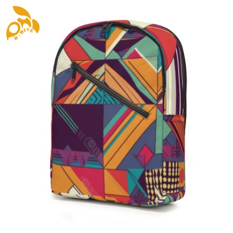 Free shipping top fashion designer custom-made lightweight, high-quality, simple and fashionable white and black small students schoolbag in beige