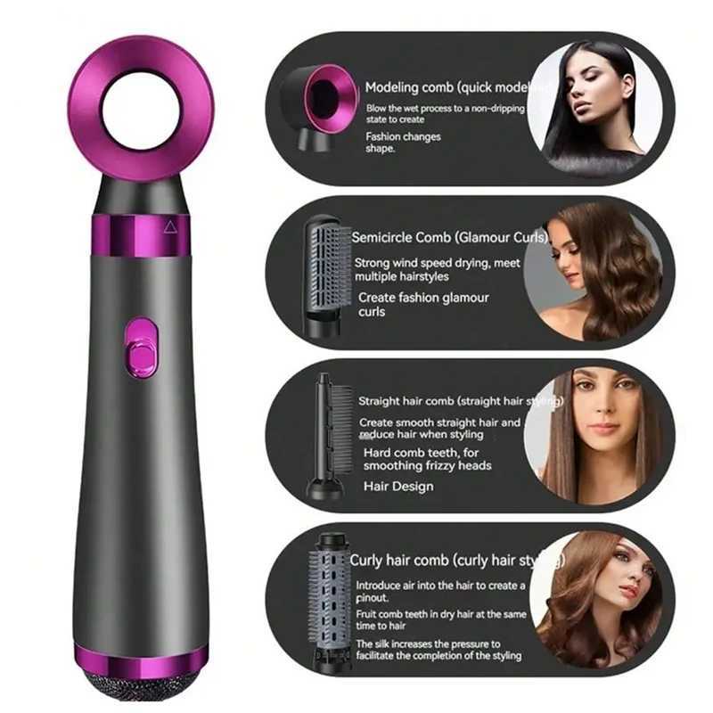 Multifunctional Hair Dryer Five-In-One Hair Dryer Portable Negative Ion Hair Dryer EU Plug z250520