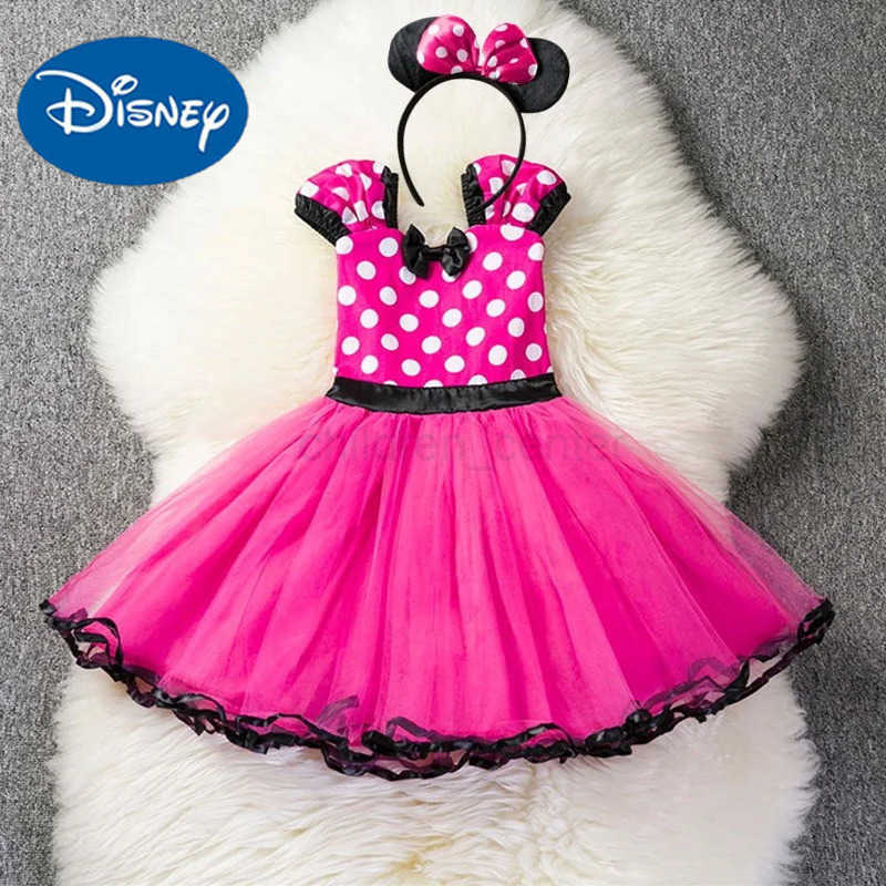 Disney Cute Baby Girls Dress Toddler Kids Halloween Carnival Party Costume Polka Dot Christmas Clothes Children Birthday Fancy Dress Up W250520 W25052