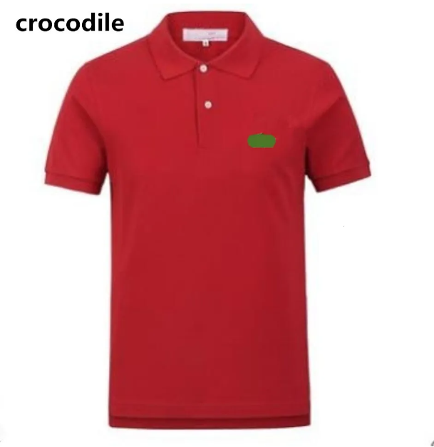 High Quality Brand new Mens Top Crocodile Embroidery Polo Shirt Short-Sleeve Solid Polo shirt Men Polo Homme Slim Men Clothing Camisas Polos Shirt