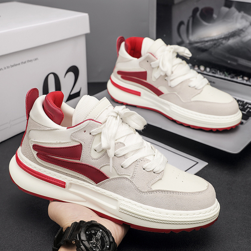 Men S New Summer Casual Versatile Forrest Gump Thick Dad Soft Sole Height Increasing White Casual Shoes Fashionable Trendy Shoes Ddmysaturn