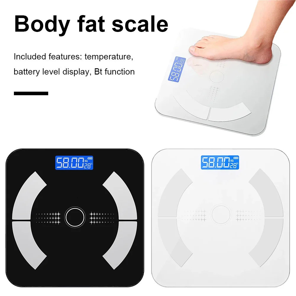Smart Scale Bluetooth-Compatible Auto Recognition Smart Body Fat Scale Fat BMI BMR Muscle Mass Wireless Digital Bathroom Scale 250513
